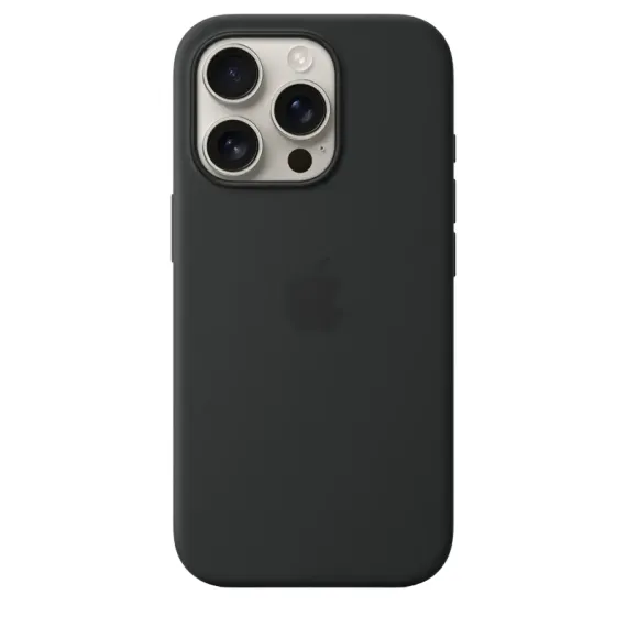 ЧЕХОЛ APPLE IPHONE 16 PRO SILICONE CASE WITH MAGSAFE, ЧЁРНЫЙ