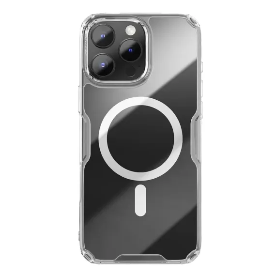 ЧЕХОЛ NILLKIN IPHONE 16 PRO - NATURE TPU PRO MAGNETIC, ПРОЗРАЧНЫЙ