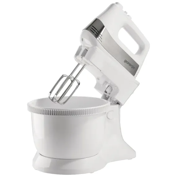 МИКСЕР СТАЦИОНАРНЫЙ СЪЕМНЫЙ GORENJE M500DCS, БЕЛЫЙ | СЕРЕБРИСТЫЙ