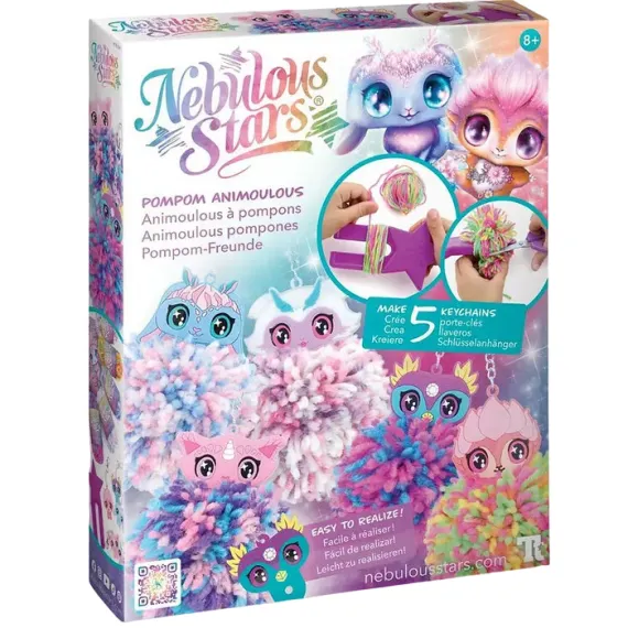 НАБОР ДЛЯ ТВОРЧЕСТВА NEBULOUS STARS 11139 POM POM ANIMOULOUS