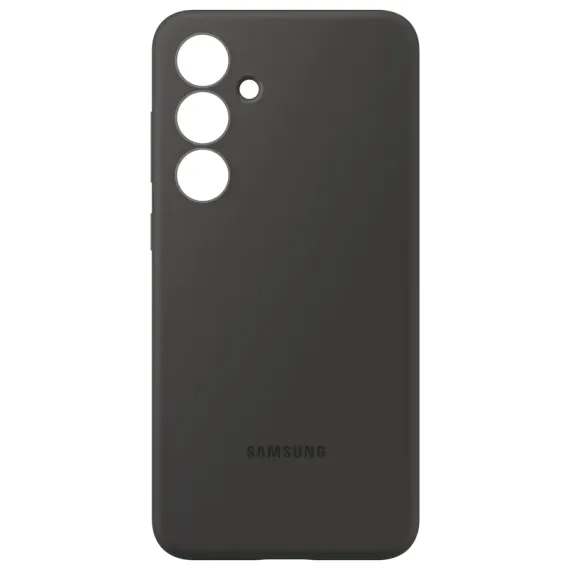 ЧЕХОЛ SAMSUNG SILICONE COVER GALAXY S24 FE, ЧЁРНЫЙ