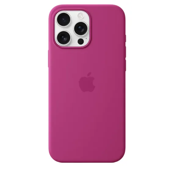 ЧЕХОЛ APPLE IPHONE 16 PRO MAX SILICONE CASE WITH MAGSAFE, ФУКСИЯ