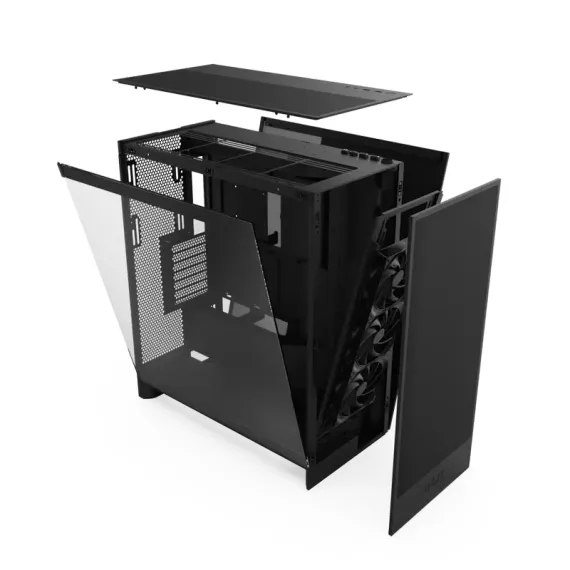 КОМПЬЮТЕРНЫЙ КОРПУС NZXT H7 FLOW, MIDI-TOWER, ATX, ЧЁРНЫЙ
