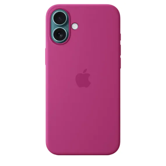 ЧЕХОЛ APPLE IPHONE16 PLUS SILICONE CASE WITH MAGSAFE, ФУКСИЯ