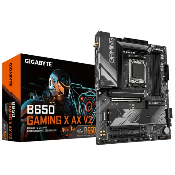 МАТЕРИНСКАЯ ПЛАТА GIGABYTE B650 GAMING X AX V2, AM5, AMD B650, ATX