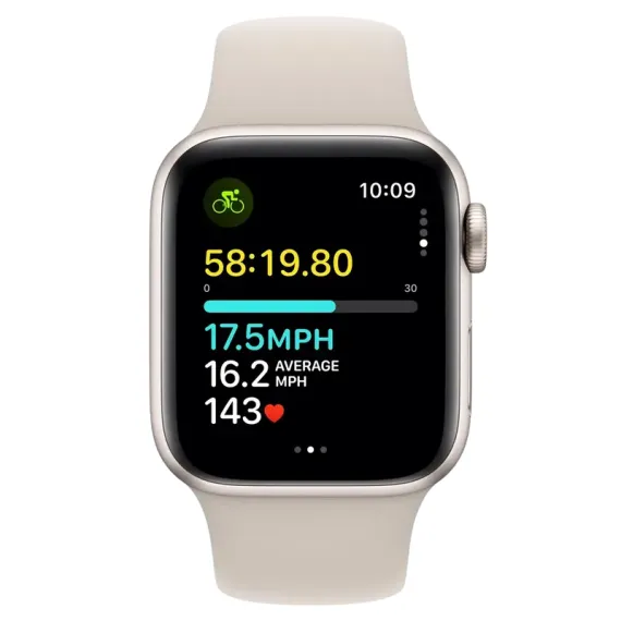 УМНЫЕ ЧАСЫ APPLE MXEG3QI/A, 40ММ, STARLIGHT