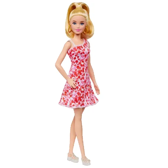 КУКЛА BARBIE "МОДНИЦА В ПЛАТЬЕ С ЦВЕТОЧНЫМ УЗОРОМ" HJT02