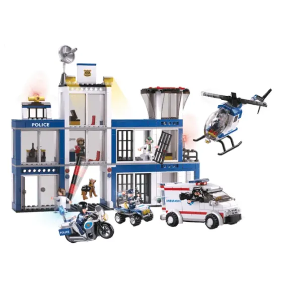 КОНСТРУКТОР SLUBAN B0660 "ГЛАВНОЕ УПРАВЛЕНИЕ ПОЛИЦИИ", 6+