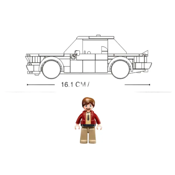 КОНСТРУКТОР SLUBAN B1126 "КЛАССИЧЕСКИЙ АВТОМОБИЛЬ", 6+