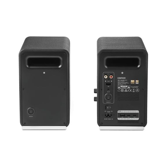 НАСТОЛЬНЫЙ АКТИВНЫЙ МОНИТОР С ЗАРЯДНЫМ УСТРОЙСТВОМ GAN EDIFIER QR65 BLACK / 70W / BLUETOOTH 5.3