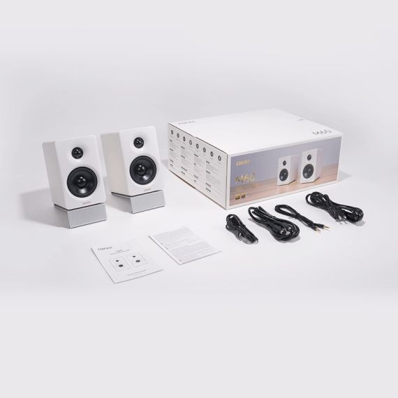 КОЛОНКИ EDIFIER M60 WHITE/ 66W RMS/ BLUETOOTH/ 3.5MM AUX/ USB-C AUDIO INPUTS