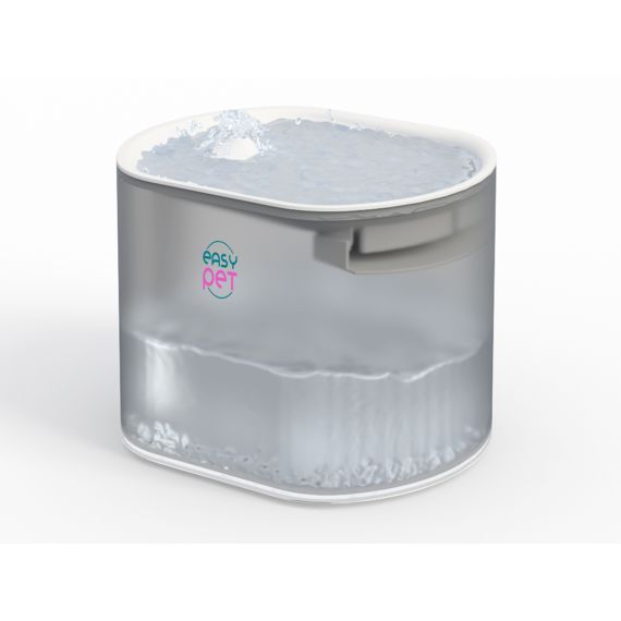АВТОМАТИЧЕСКАЯ КОРМУШКА ДЛЯ ЖИВОТНЫХ 3Л + ФОНТАНЧИК ДЛЯ ВОДЫ 2,5Л EASY PET IMPDAF1