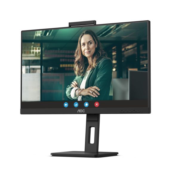 23.8” МОНИТОР AOC 24P3QW VIDEO CONFERENCING / 4MS / BLACK