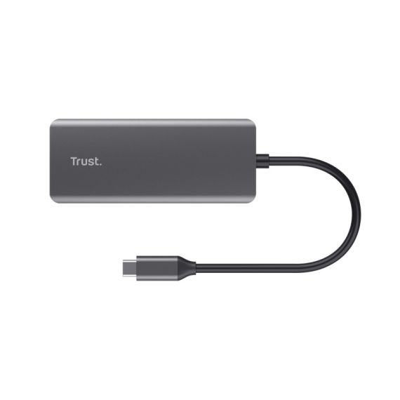 МНОГОПОРТОВЫЙ АДАПТЕР TRUST DALYX/ USB-C/ 2XUSB-A/ 2XUSB-C/ HDMI/ RJ45/ SD