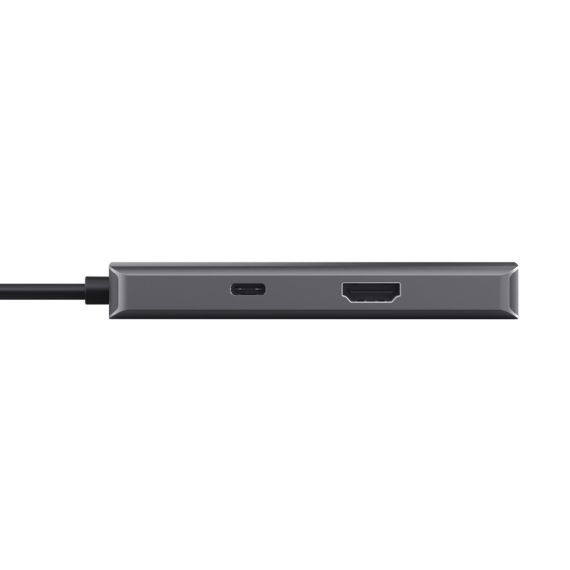 МНОГОПОРТОВЫЙ АДАПТЕР TRUST DALYX/ USB-C/ 2XUSB-A/ 2XUSB-C/ HDMI/ RJ45/ SD