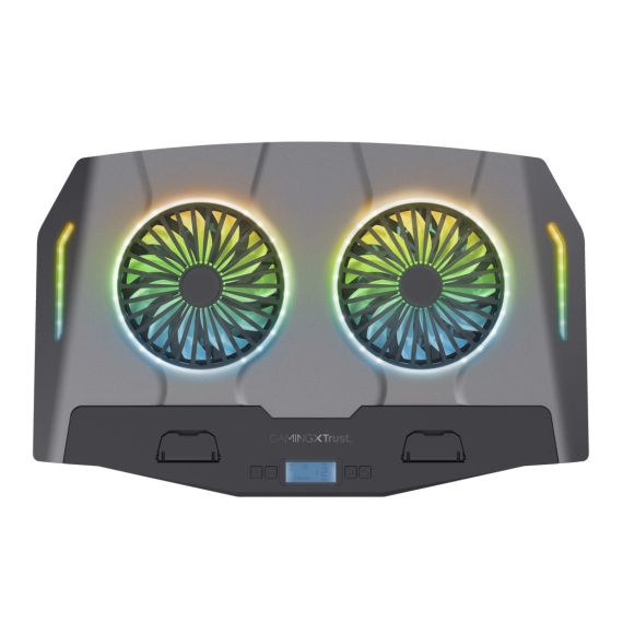 ОХЛАЖДАЮЩАЯ ПОДСТАВКА ДЛЯ НОУТБУКА С РАЗНОЦВЕТНОЙ ПОДСВЕТКОЙ TRUST GAMING GXT 1127 YOOZY