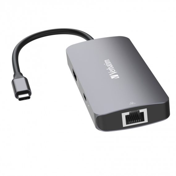 МНОГОПОРТОВЫЙ АДАПТЕР VERBATIM CMH-05/ USB-C/ 2XUSB-A/ 1XUSB-C (PD 100W)/ HDMI/ RJ45