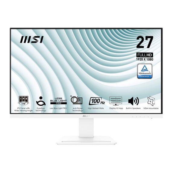 27.0” МОНИТОР MSI PRO MP273AW/ 1MS/ 100HZ/ WHITE