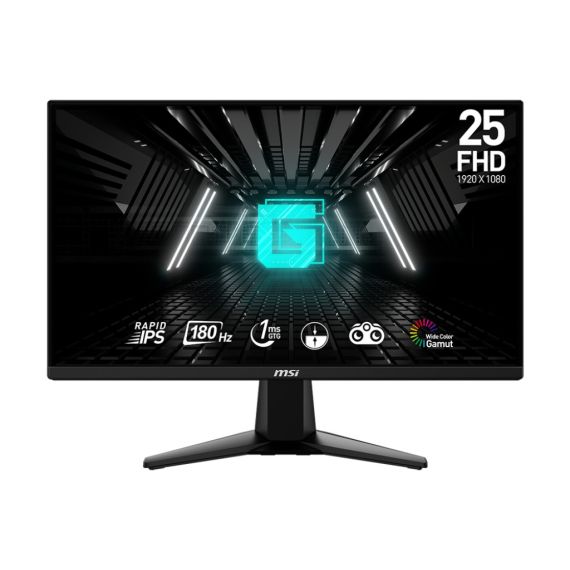 24.5” ИГРОВОЙ МОНИТОР MSI G255F / 1MS / 180HZ / BLACK