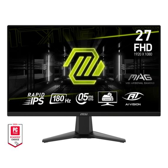 27.0” ИГРОВОЙ МОНИТОР MSI MAG 275F / 0.5MS / 180HZ / BLACK