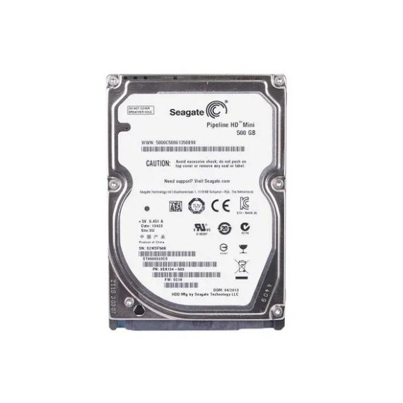2.5” HDD 500GB SEAGATE PIPELINE HD MINI ST9500323CS, 5400RPM, 8MB, 9.5MM, SATAII, NP