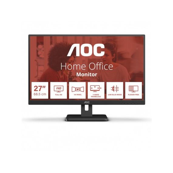27.0” МОНИТОР AOC 27E3UM / 4MS / BLACK