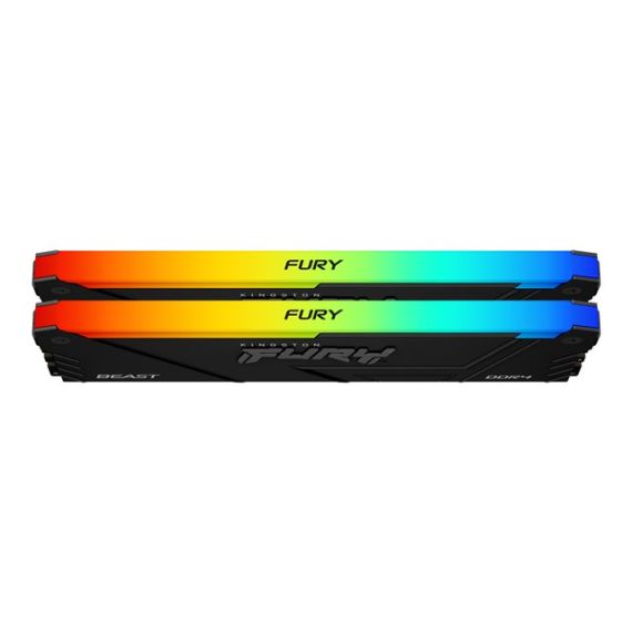 ОПЕРАТИВНАЯ ПАМЯТЬ KINGSTON FURY(R) BEAST DDR4 RGB 2666 МТ/С 16ГБ (KIT OF 2*8GB)