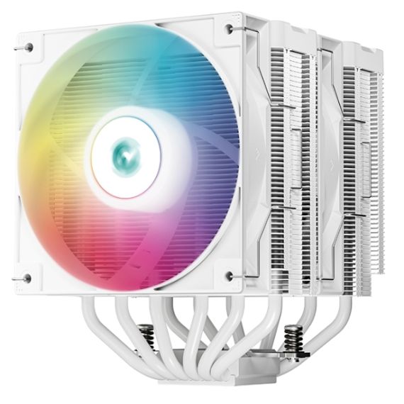 КУЛЕР DEEPCOOL  AG620 DIGITAL WH ARGB / UNIVERSAL / 260W / 300~1950RPM, <29.4DBA / 67.88CFM / WHITE