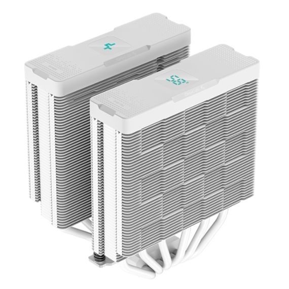 КУЛЕР DEEPCOOL  AG620 DIGITAL WH ARGB / UNIVERSAL / 260W / 300~1950RPM, <29.4DBA / 67.88CFM / WHITE