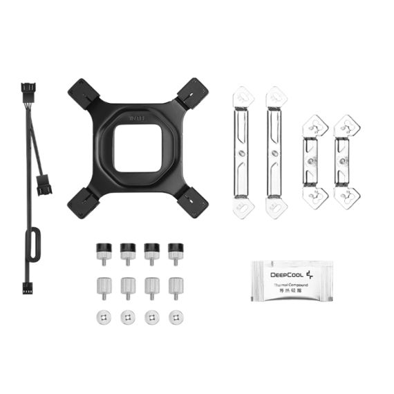 КУЛЕР DEEPCOOL  AG620 DIGITAL WH ARGB / UNIVERSAL / 260W / 300~1950RPM, <29.4DBA / 67.88CFM / WHITE