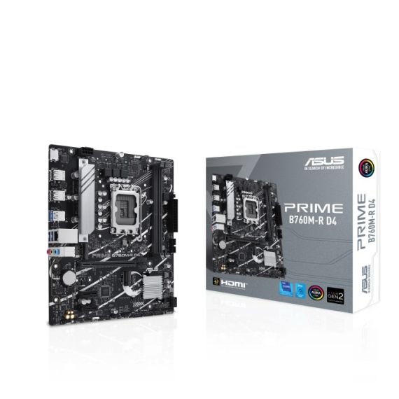 МАТЕРИНСКАЯ ПЛАТА ASUS PRIME B760M-K D4 / 1700 / B760 / DDR4 / MATX