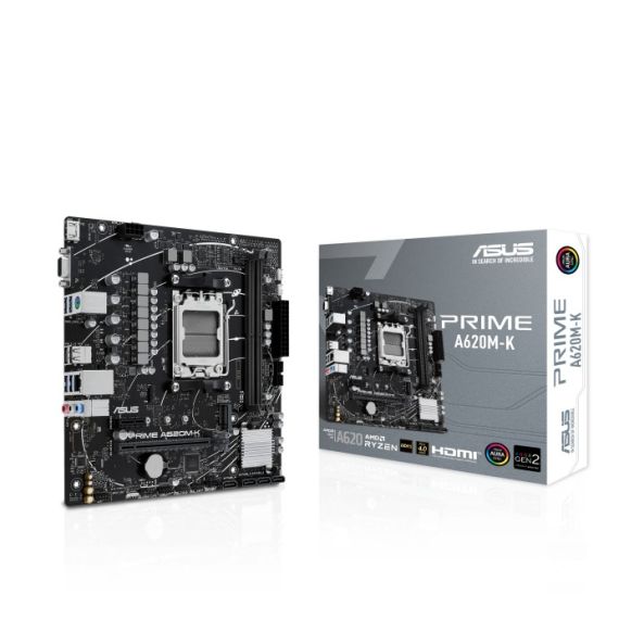 МАТЕРИНСКАЯ ПЛАТА ASUS PRIME A620M-K / AM5 / A620 / DDR5 / MATX