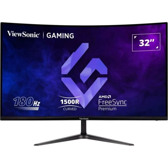 31.5” MONITOR GAMING VIEWSONIC VX3218-PC-MHD / FHD / CURVED / 1MS / 180HZ / BLACK
