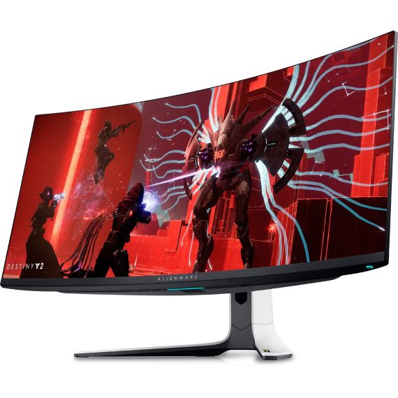 34.1” ИГРОВОЙ МОНИТОР DELL ALIENWARE AW3423DW/ OLED QUANTUM DOT/ WQHD/ CURVED/ 0.1MS/ 21:9/ 165HZ/ BLACK