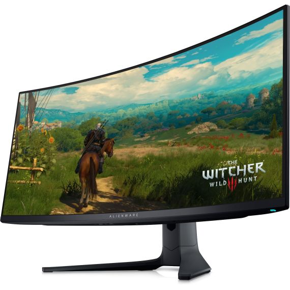 34.1” ИГРОВОЙ МОНИТОР DELL ALIENWARE AW3423DWF/ OLED QUANTUM DOT/ WQHD/ CURVED/ 0.1MS/ 21:9/ 165HZ/ BLACK/SILVER