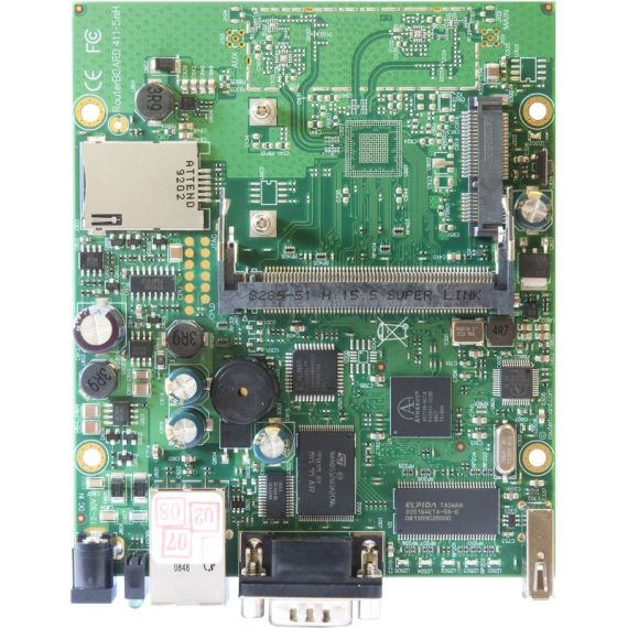 MIKROTIK ROUTERBOARD 411U (ROUTEROS L4) WITHOUT CASE AND PSU, JUST MB