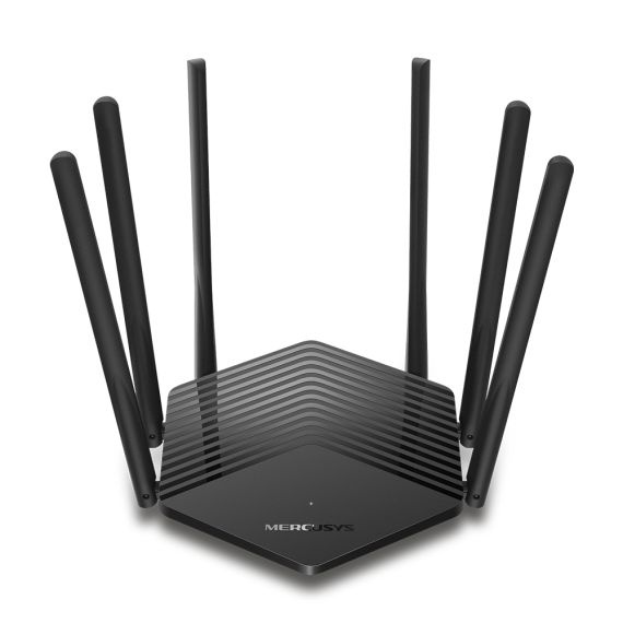 WIRELESS ROUTER MERCUSYS MR50G / AC1900 DUAL BAND / WI-FI5 / GIGABIT / 1WAN+2LAN / 6 EXTERNAL ANTENNAS