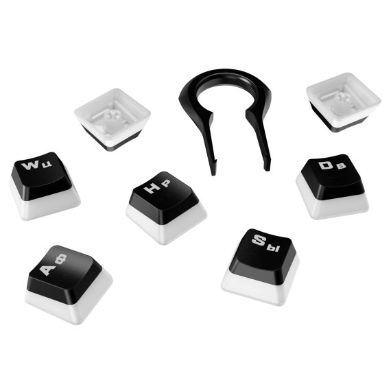 SET PENTRU 104 TASTE HYPERX PUDDING KEYCAPS, [HKCPXA-BK-RU/G]