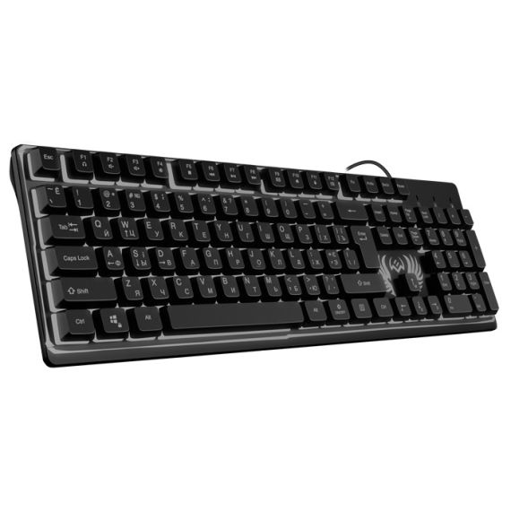 SVEN KB-G8000 GAMING KEYBOARD, MEMBRANE WITH TACTILE FEEDBACK,105 KEYS, 20 FN-KEYS, BACKLIGHT, 1.8M, USB, РУС/УКР/ENG, BLACK