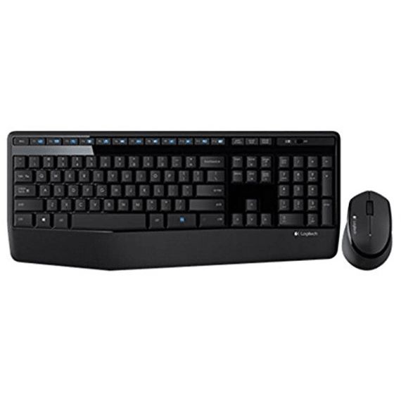 БЕСПРОВОДНАЯ КЛАВИАТУРА И МЫШКА LOGITECH COMBO MK345 / USB / BLACK