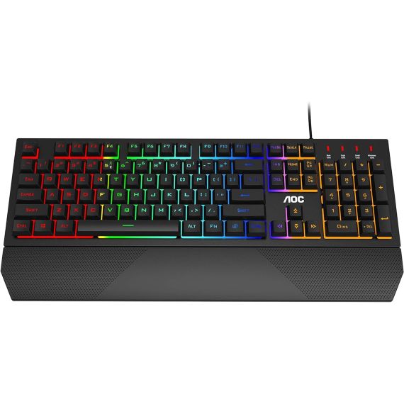 КЛАВИАТУРА AOC GK200 / BACKLIGHT (RGB) / BLACK