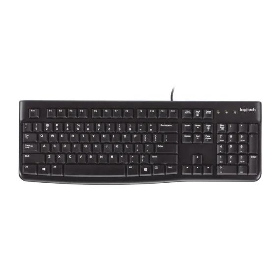 КЛАВИАТУРА LOGITECH K120 FOR BUSINESS, BLACK