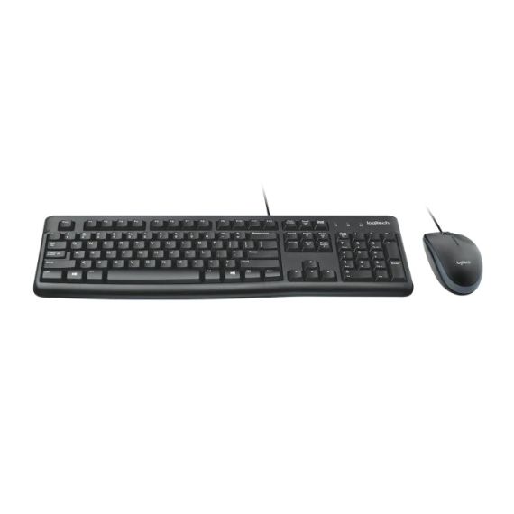 КЛАВИАТУРА И МЫШКА LOGITECH MK120, BLACK