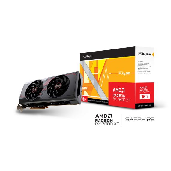 ВИДЕОКАРТА SAPPHIRE PULSE RADEON RX 7800 XT / 16GB / GDDR6 / 256BIT