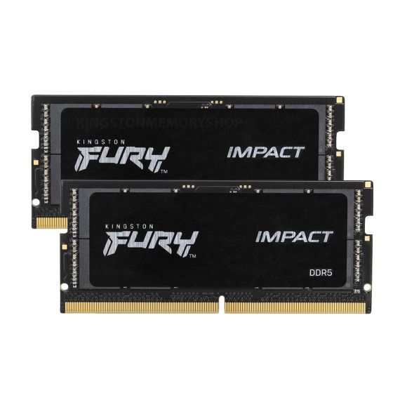 ОПЕРАТИВНАЯ ПАМЯТЬ KINGSTON FURY(R) IMPACT DDR5-5600 SODIMM 64GB (KIT OF 2*32GB)