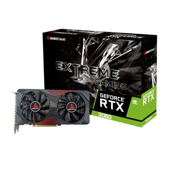 ВИДЕОКАРТА BIOSTAR GEFORCE RTX3060  / 12GB / GDDR6 /  192BIT