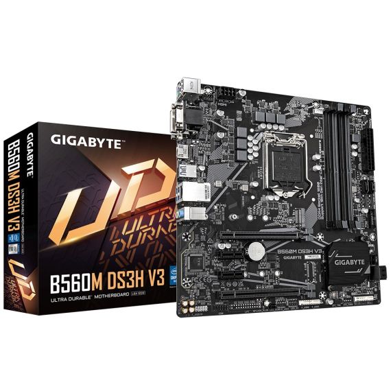 МАТЕРИНСКАЯ ПЛАТА GIGABYTE B560M DS3H V3 / 1200 / H470 / DDR4 / MATX