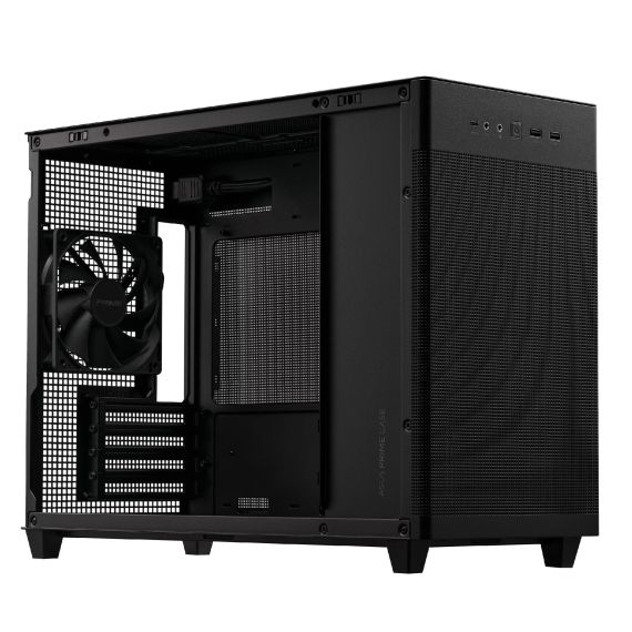 КОРПУС ASUS  PRIME AP201 MESH / W/OPSU / 1X120MM / MATX / BLACK