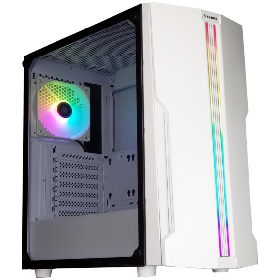 КОРПУС XILENCE XILENT BLADE | X512.W.RGB/ NO PSU/ SIDE PANEL/ ATX/ WHITE