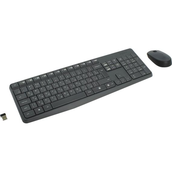 БЕСПРОВОДНАЯ КЛАВИАТУРА И МЫШКА LOGITECH COMBO MK235 / USB